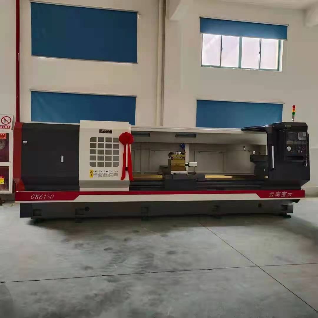 寶云CK6180數控車床安裝調試完成1